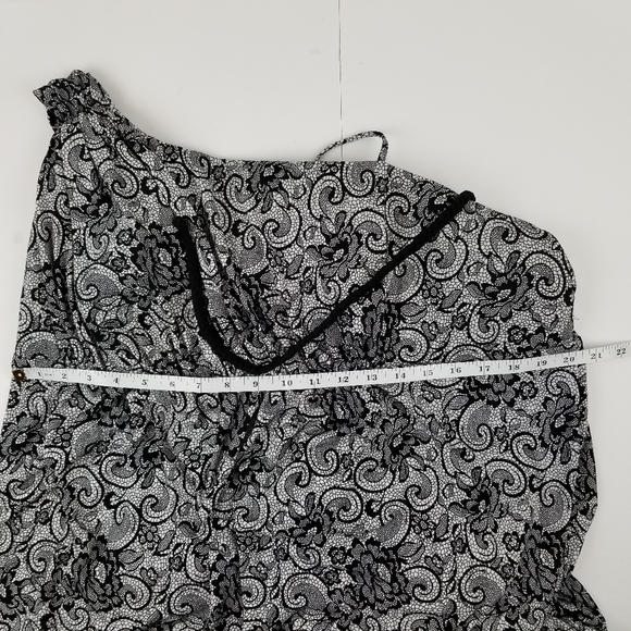 En Focus one shoulder paisley maxi dress size 20W - Picture 6 of 6